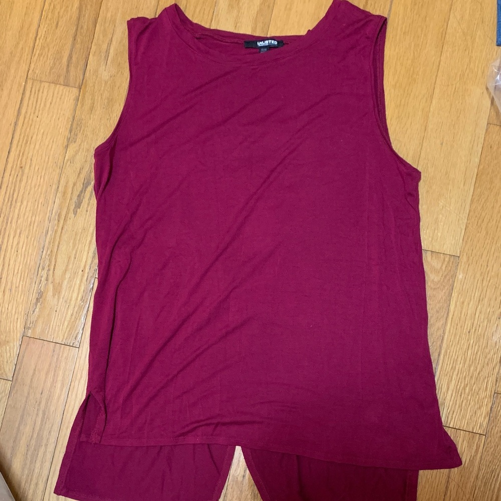 Open back Sleeveless Tank Top